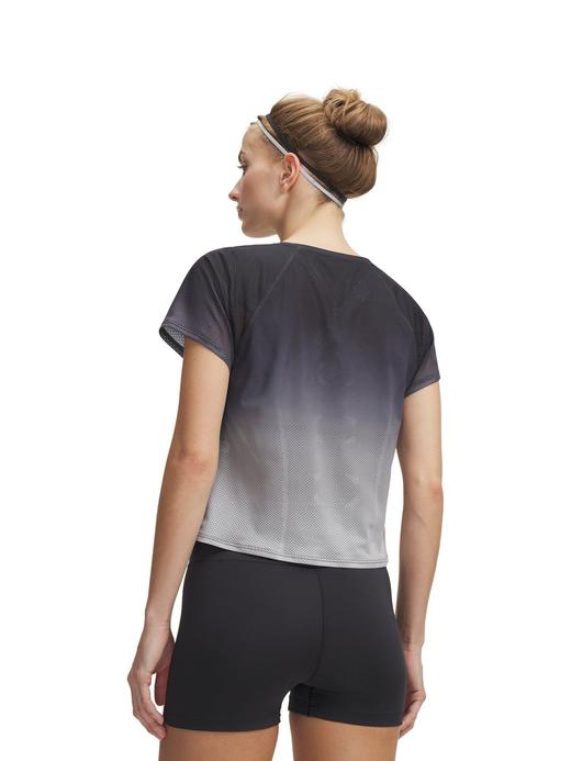 安德玛UA春夏Halo Run女子提花跑步运动短袖T恤6010902-016 商品图1