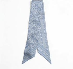 TORY BURCH 丝巾女  183194-400-F 浅蓝色.