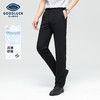 【铜氨纤维】德鲨鲨鱼男装黑色弹力休闲裤2026春夏新款百搭长裤子 商品缩略图0