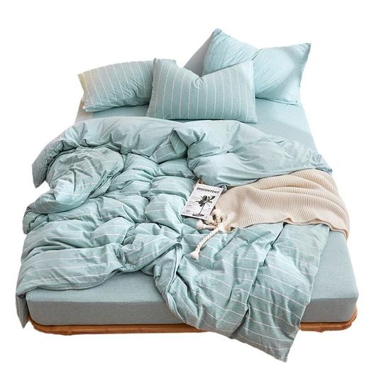 【原南通素艺】天竺棉四件套全棉良品针织棉秋冬裸睡床上用品民宿 商品图4