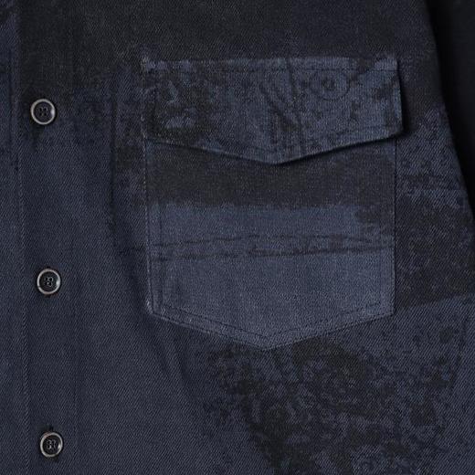 26CS26SDSA男装2026新款高贵轻奢设计师百搭撞色印花长袖衬衫百搭宽松 商品图5