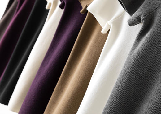 【高品质私服】【扬子16针精纺纱线短袖】利落修饰颈部线条，轻松提升整体造型的精致度YS24090【仅限签收48小时内退换】-CC 商品图3