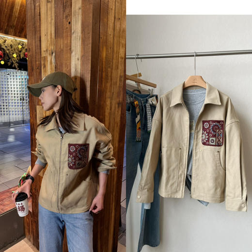 【局里局气】噢蜜ooomeooo翻领polo外套 商品图0