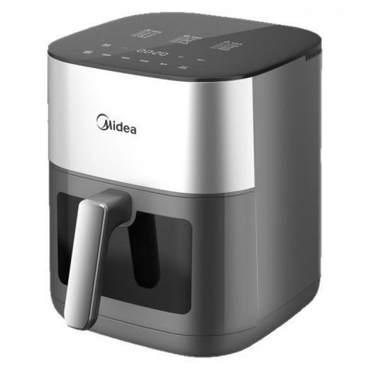 美的空气炸锅6.5L家用可视免翻面蒸汽多功能智能电炸锅MF-KZC6516 商品图4