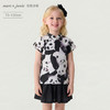 马克珍妮水墨熊猫女童新中式亚麻小衫2026年夏装新款561053 商品缩略图0