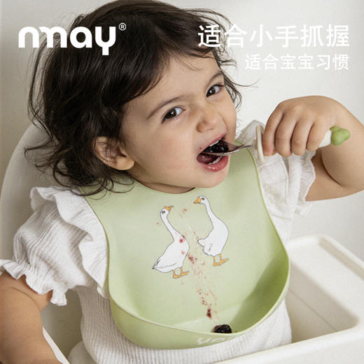 nmay 胡萝卜系列-316L不锈钢叉勺 儿童宝宝辅食餐具6月+ 商品图3