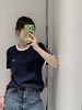 赛琳 25ss经典织带短袖T恤 男女同款 黑色/蓝色（DY） 商品缩略图0