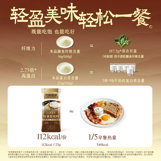 【新品豆花】纯净原味轻食豆花粉自立袋（26g*7条）轻食代餐 商品图3