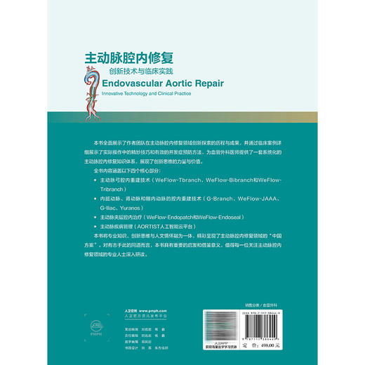 主动脉腔内修复——创新技术与临床实践 附操作视频 郭伟 主编 本书将详细介绍主编团队设计的各类腔内主动脉器材 人民卫生出版社 商品图2