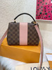 Lv Bond Street bb 棋盘格拼粉 斜挎包 商品缩略图1