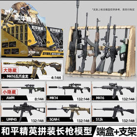 和平精英拼装武器模型长枪（12/盒）