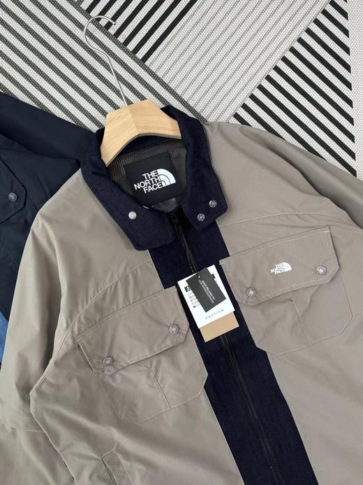 F030688先锋设计男牛仔拼接可拆卸软壳外套 商品图13