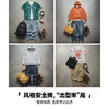 马登复古足球德训鞋男春季新款翻盖皮面黑黄色鞋子平底运动休闲鞋 商品缩略图1
