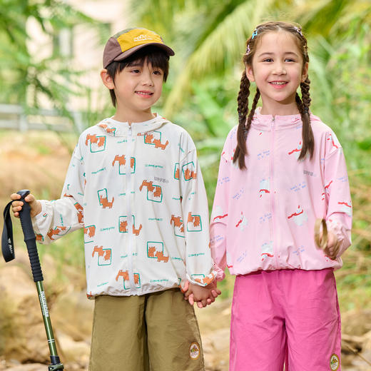 买就送太阳眼镜【7A抗菌】棉花堂原纱防晒夏日小冰皮童装防晒衣 ---FA61209 商品图6