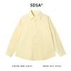 SDSA男士秋冬新款痞帅男装简约基础款纯色口袋翻领长袖衬衫百搭 商品缩略图0