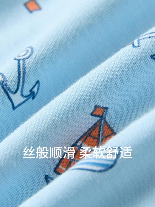 【夏日度假】SCHIESSER德国舒雅男童莫代尔轻柔舒适度假风平角小裤（110码-170码）3B/27147T 商品图1