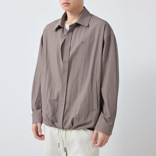 墨麦客男装高智通勤假两件外套男2026春新款微肌理男士夹克81605. 商品图2