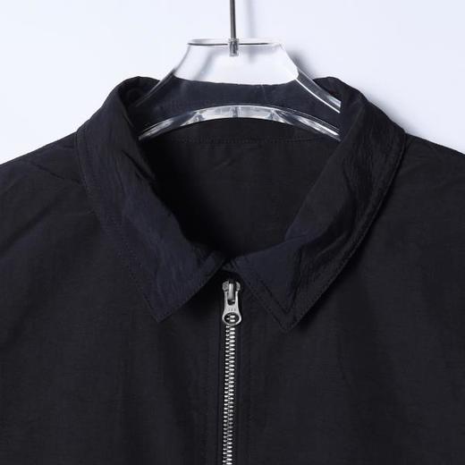 SDSA男装2026新款高贵轻奢极简风翻领拉链夹克弧形口袋设计休百搭 商品图1