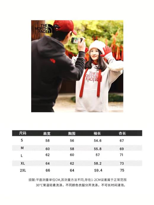 F030627新款限定百搭毛圈透气情侣连帽卫衣上衣 商品图12