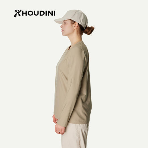 HOUDINI胡丁尼 Cover Crew 守护 女款户外速干长袖T恤158694 商品图1