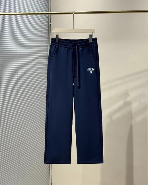 F0306120男士阔腿裤运动长裤万针刺绣工艺春款宽松直筒裤时尚舒适休闲裤 商品图8