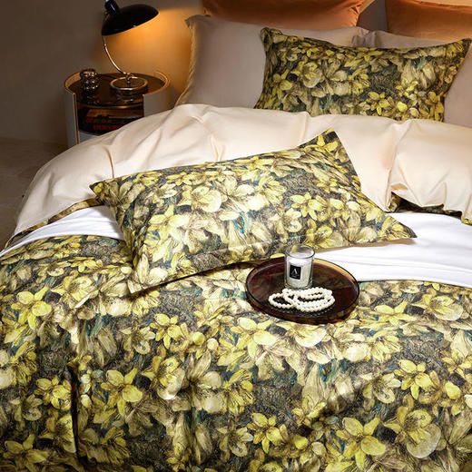 【代发】80s纯棉弗西西亚印花四件套 绎生活春夏款全棉床上用品 商品图4