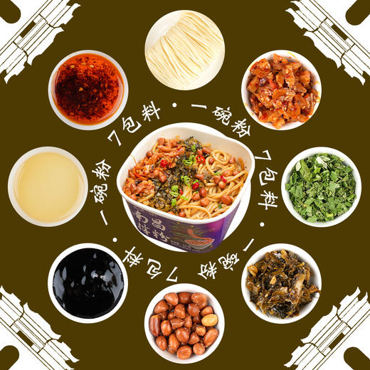 【地道风味❗️南昌拌粉】复刻南昌街头老味道，米粉 Q 弹爽滑，酱料浓郁鲜香，每一口都是赣鄱风味，，免煮料包米线米粉冲泡2分钟速食粉丝带调料QQ 商品图3