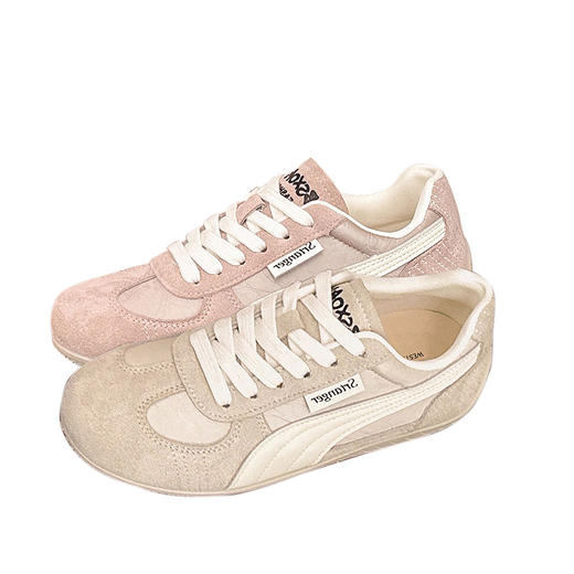 西遇德训鞋女2026新款春季超火阿甘女鞋圆头厚底百搭休闲运动板鞋P0066290 商品图4