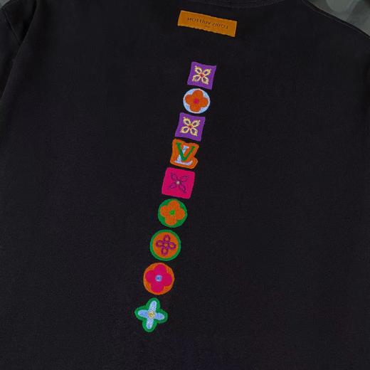 F030612新款日常通勤多巴胺logo刺绣款短袖圆领T恤 商品图12