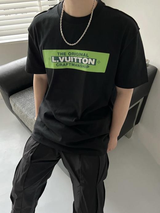 驴家25ss绿箭印花字母短袖T恤（DY） 商品图7