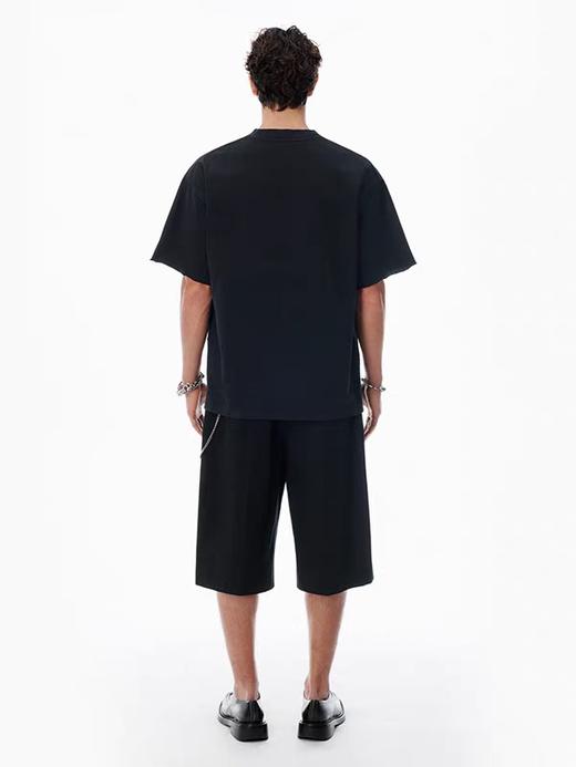 山大王 春夏新品绣花徽标装饰圆领短袖T恤 特惠 Z-15850 商品图3