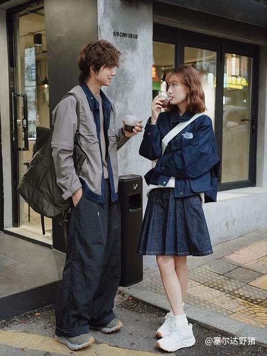 F030688先锋设计男牛仔拼接可拆卸软壳外套 商品图7