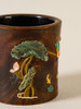 清	黄花梨百宝嵌花鸟诗文笔筒 商品缩略图3