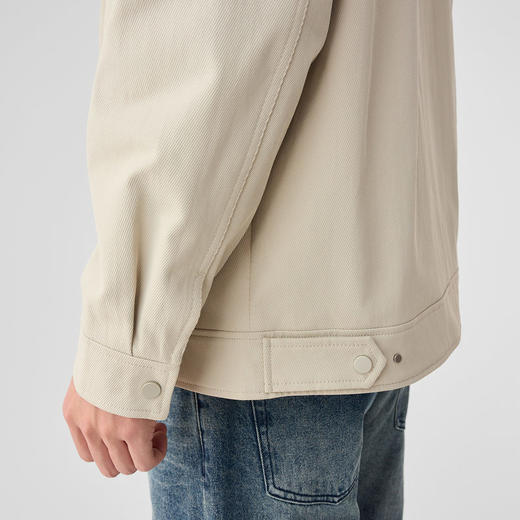 墨麦客男装撞色翻领夹克男2026春季新款巴恩风复古男士外套81301. 商品图2