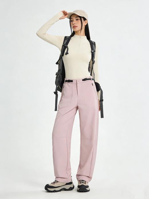 【防泼耐磨 版型显瘦】情侣百搭休闲户外软壳裤（E99-2026015） 商品图13