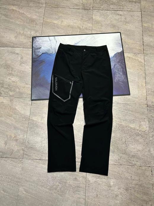 F030693口袋字母冰丝徒步裤男款运动徒步登山软壳裤 商品图7