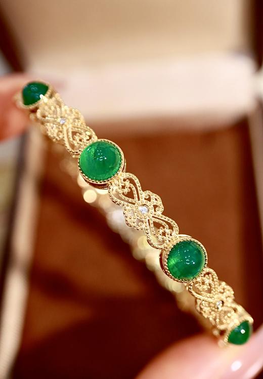 8.2克拉祖母绿手镯 商品图0