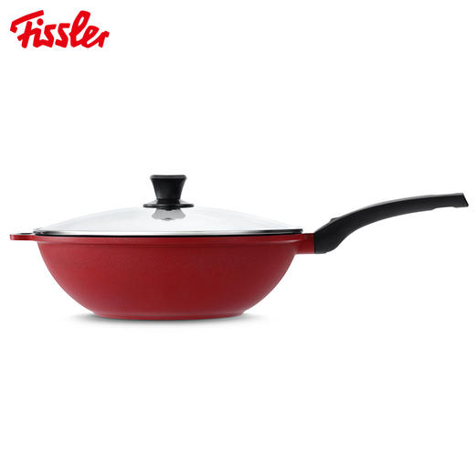 德国菲仕乐Fissler食小色32CM深型不粘煎炒锅家用炒锅电磁炉燃气通用 商品图0