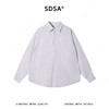 SDSA男士春夏新款痞帅男装时尚简约纯色长袖衬衫百搭舒适休闲衬衣 商品缩略图0