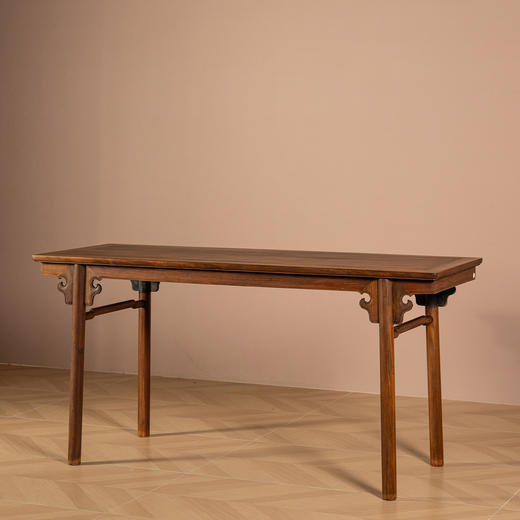 清	红木夹头榫如意云纹画案 商品图1