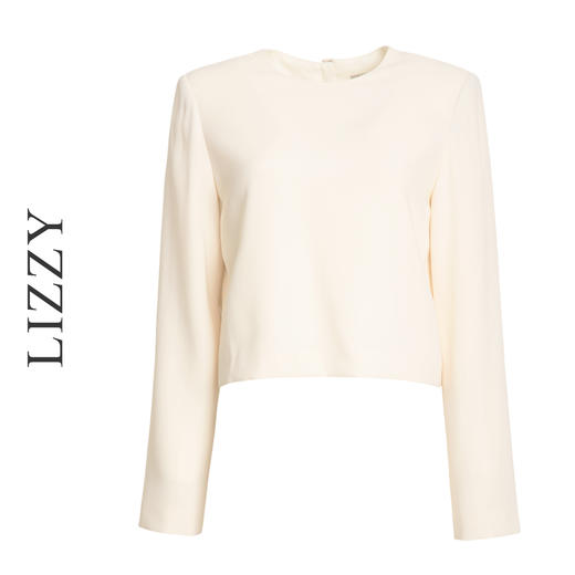 LIZZY 早秋优雅气质倒穿式短款简约通勤两穿上衣外套7971 商品图4