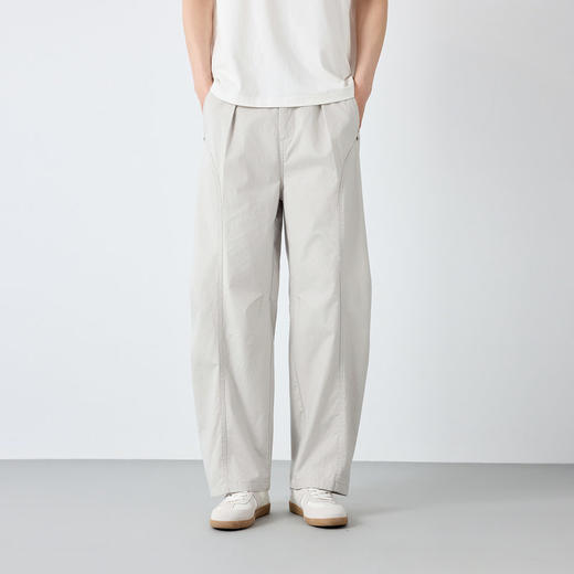 墨麦客男装美式休闲小弯刀裤2026春新款全棉宽松男士休闲裤91571. 商品图3