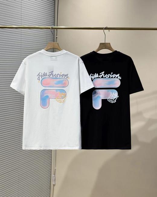 F0306122情侣短袖2026夏新款休闲日常通勤百搭纯棉涂鸦T恤 商品图1