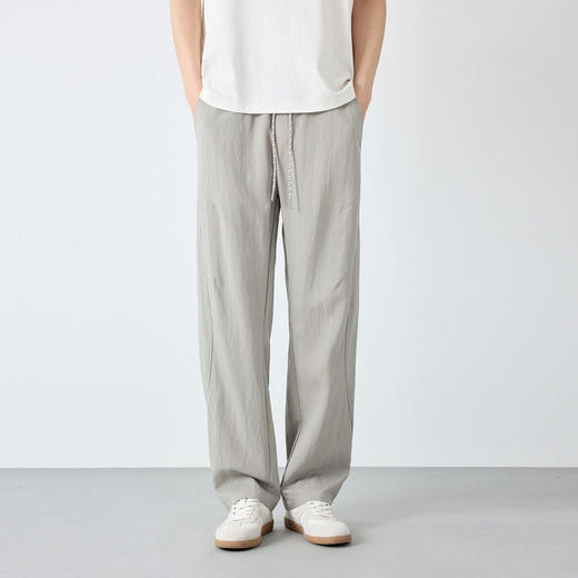 墨麦客男装美式休闲莱赛尔休闲裤男2026春新款直筒男士裤子91568. 商品图2