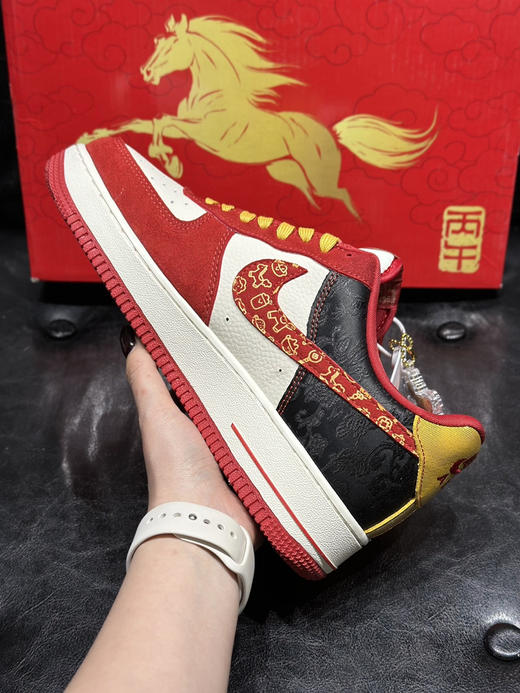 春季特惠💰430 马年限定 # NK Dunk LOW Year Of The Horse 空军一号 防滑耐磨 低帮 板鞋 男女同款 马到功成 迎新 限定款 商品图4