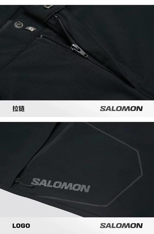 F0306131男款运动高强度耐磨立体剪裁日常通勤户外休闲高弹速干冰丝面料耐磨徒步登山软壳裤 商品图10