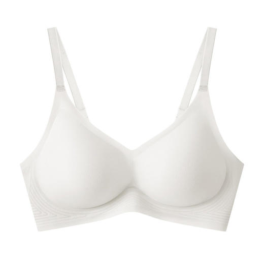 日式无印一片式无痕裸感空气杯内衣良品女文胸无钢圈小胸聚拢胸罩 商品图3