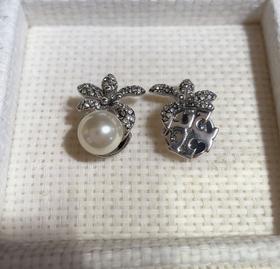 TORY BURCH 耳环女  180871-056-F 复古银色.