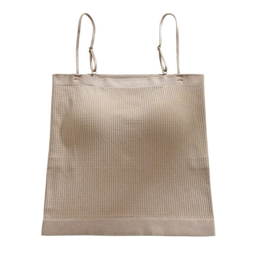 日系无印美背裹胸内衣女文胸良品无钢圈胸垫抹胸打底内搭背心吊带 商品图0