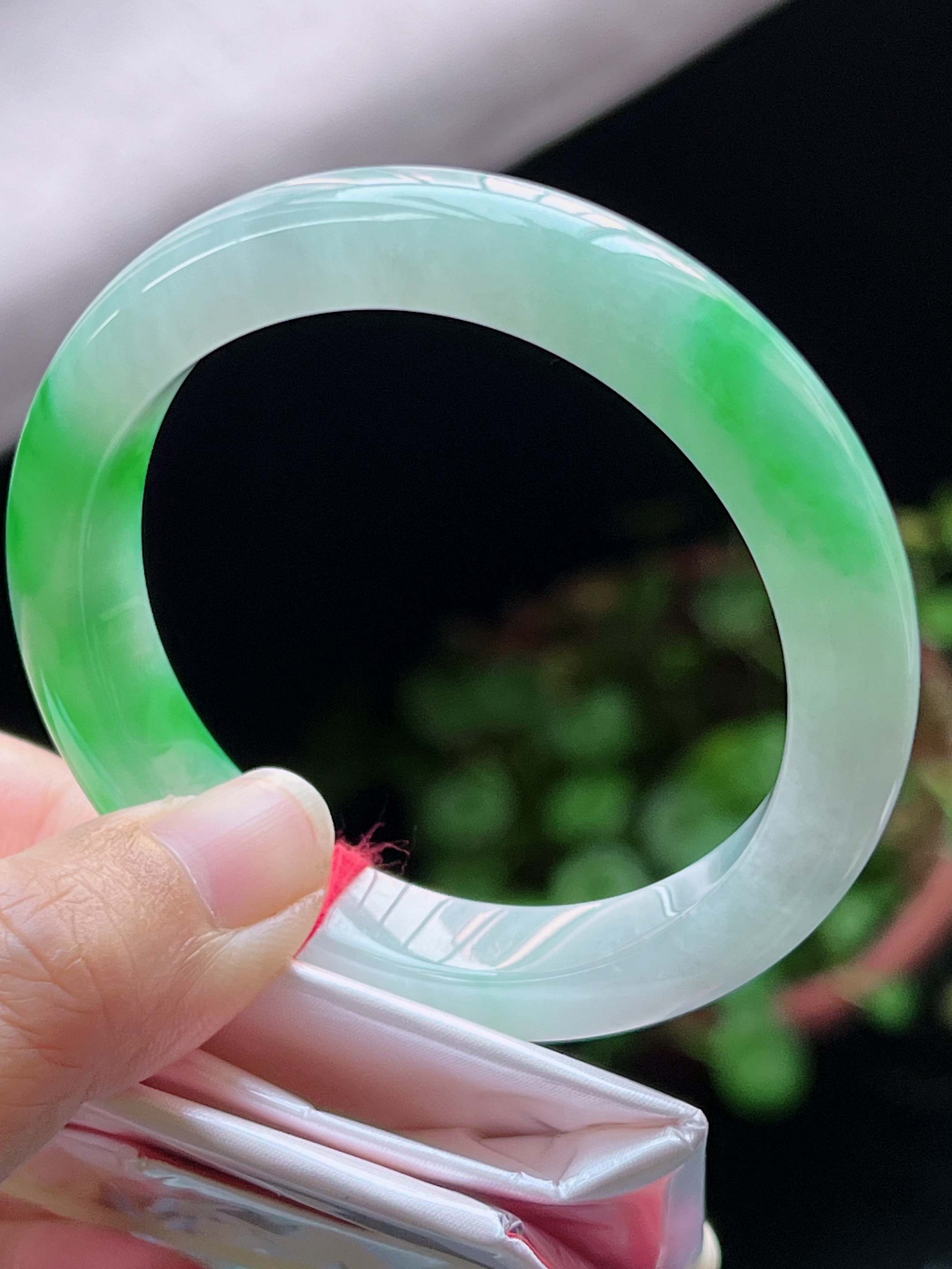 55正圈翡翠手镯